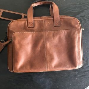 Wilson Leather Slim Brief Shoulder Bag